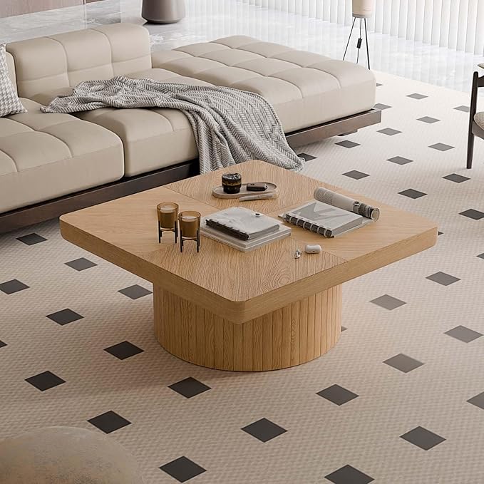 Modern Square Coffee Table by FGXJY