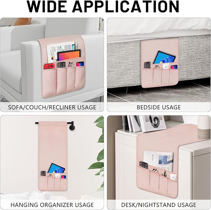 WETRBWEH Remote Control Holder for Armchair，Couch Caddy Organizer TV Remote - Image 3