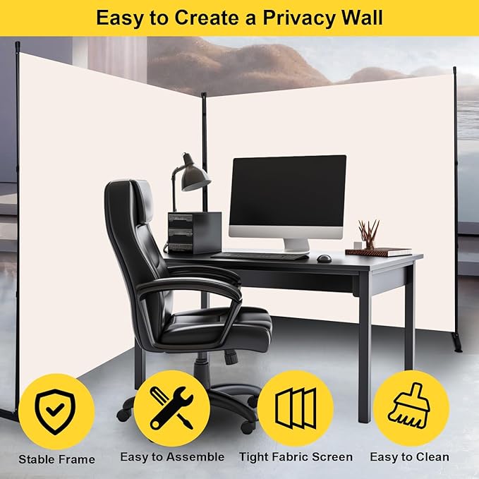 Room Divider Folding Privacy Screens - Image 4