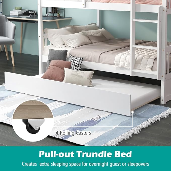 Giantex Full Over Full Bunk Bed - Image 5