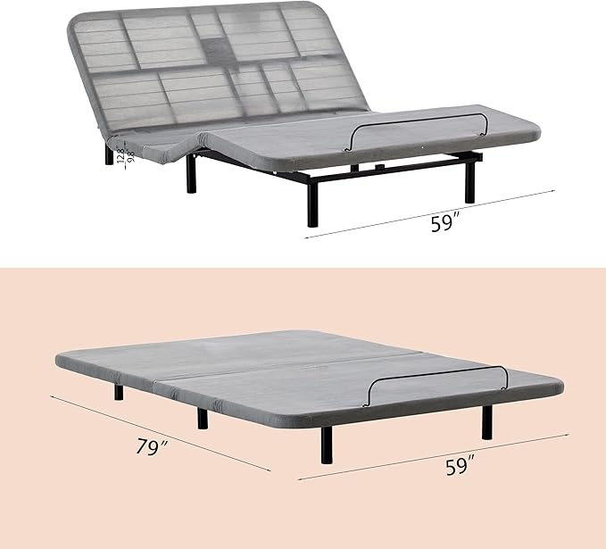 Queen Size Adjustable Bed Frame Base, Caron Electric Bed Base - Image 2