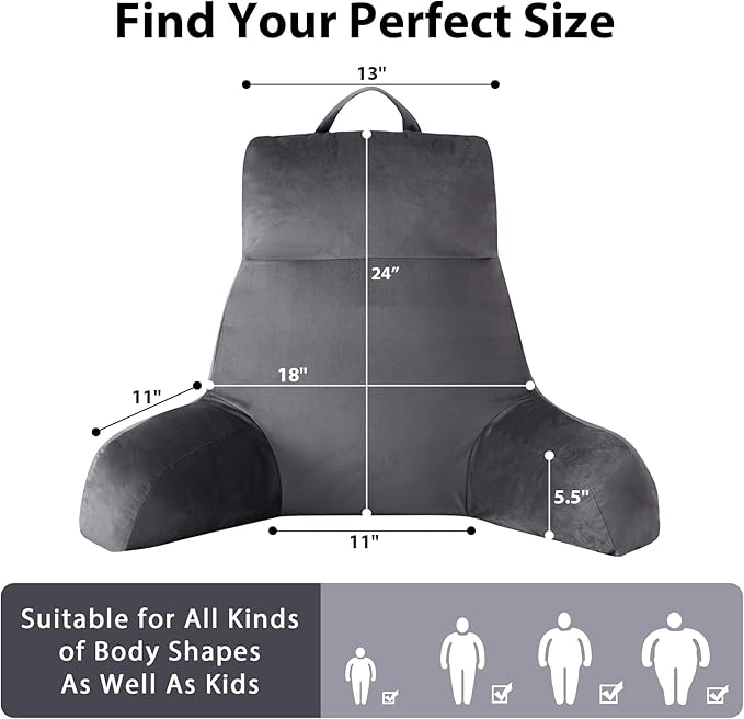 IPYNBAP Reading Pillow with Arms - Image 2