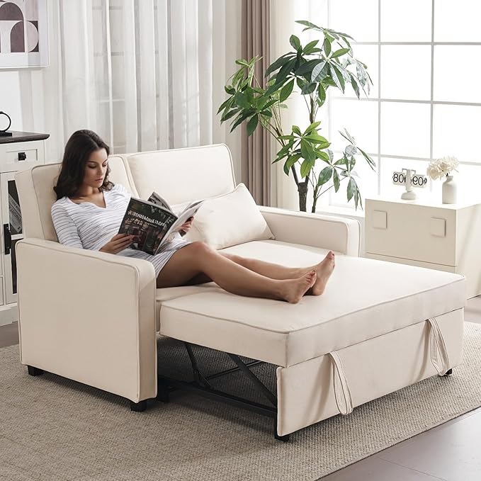 Furnimart 3-in-1 Convertible Sleeper Sofa - Image 5