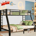 Upgraded Version Thicken Metal Heavy-Duty Twin XL Over Queen Bunk Bed, Modern by Unknown