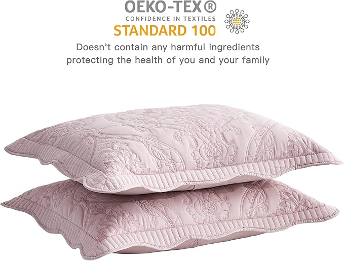 CHIXIN Microfiber King Pillow Shams Set of 2 - Image 5
