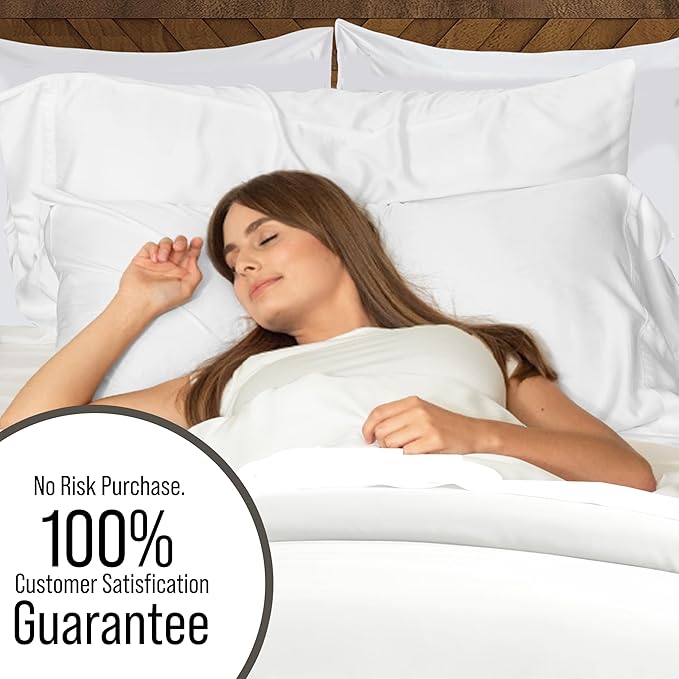 Bella Coterie Luxury Bamboo Viscose Queen Size Duvet Cover Set | 100% - Image 5