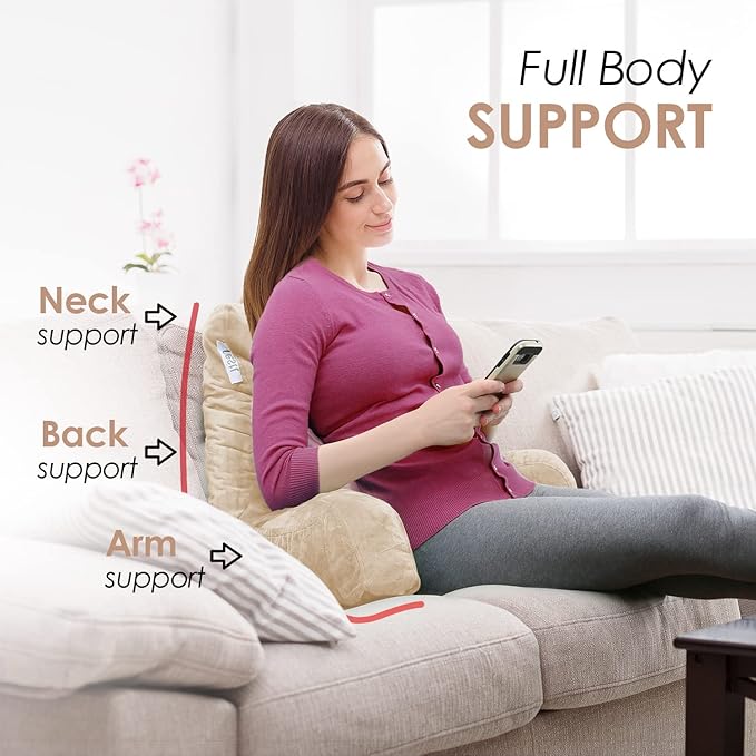 Nestl Reading Pillow with Shredded Memory Foam, Designed - Image 3