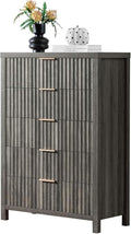 5 Drawers Dresser for Bedroom, 44 Inches Tall Modern Bedroom Dressers, Chest of by OAKHAMHOME