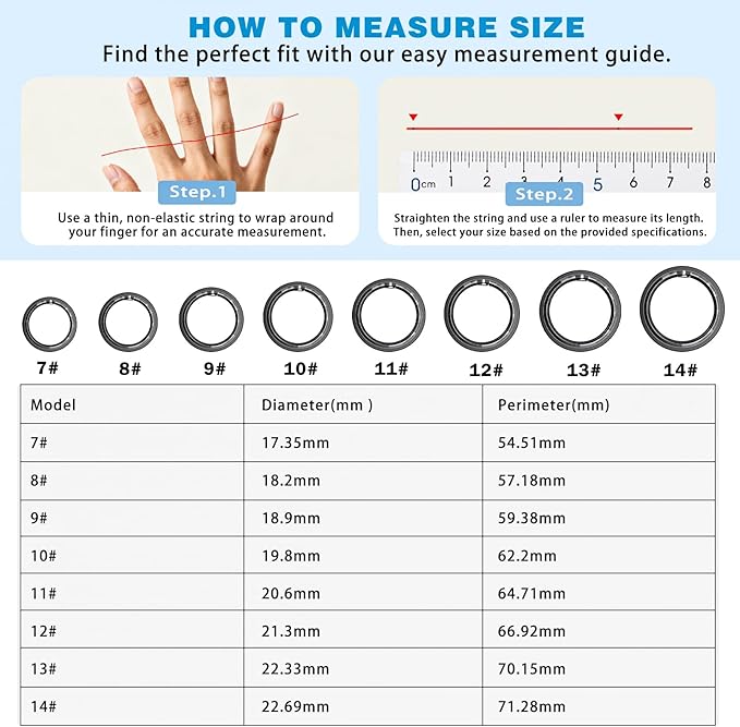 S SECRETTOP Smart Ring for Men Women, Fitness Ring - Image 6