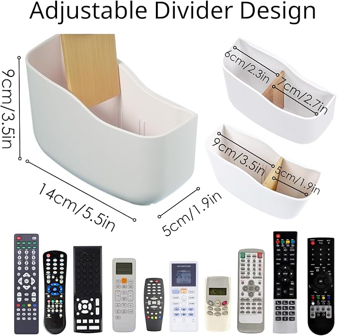 LINFIDITE TV Remote Holder Wall Mount Remote Control Holder - Image 5