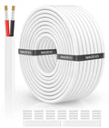 NAOVEO 10 Gauge Wire 2 Conductor Electrical Wire, 10 AWG Stranded PVC Tinned by NAOEVO