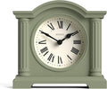 JONES CLOCKS® Kensington Mantel Clock | Classic Arch top Clock | Sage Green | by JONESCLOCKS