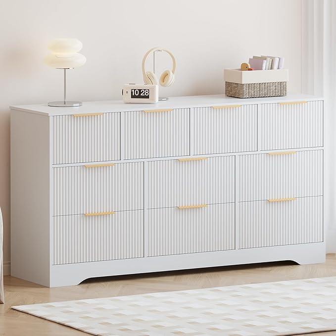 GarveeHome Fluted Dresser for Bedroom by GarveeHome