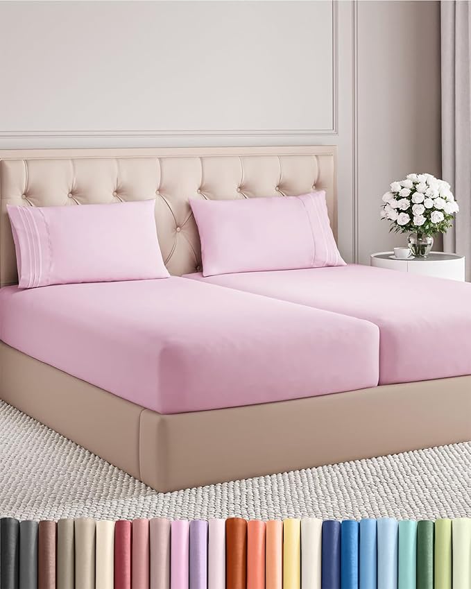Split King Size 5 Piece Sheet Set by CGKUnlimited
