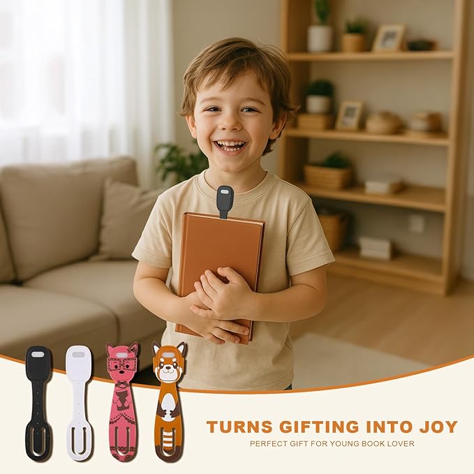 Rechargeable Book Light for Kids at Night – Portable Clip-On LED Light - Image 6