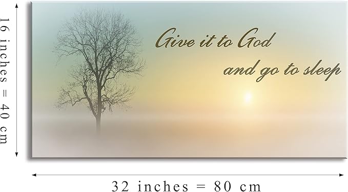 Wall Art for Bedroom of Waterproof Quote Paintings, Family Wall Decor of Misty - Image 2
