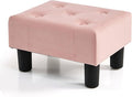 BRIAN & DANY Small Foot Stool, Velvet Foot Stools by BRIANDANY