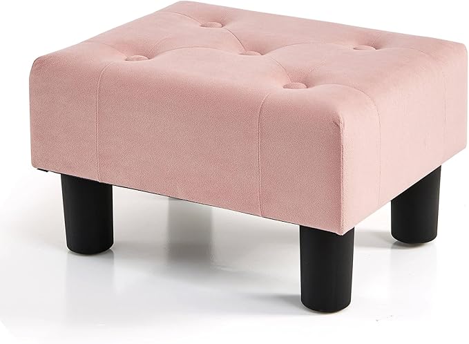 BRIAN & DANY Small Foot Stool, Velvet Foot Stools by BRIANDANY