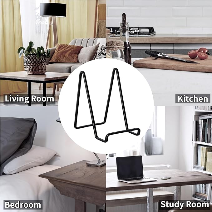 3 Pack 4 inch Metal Plate Stands - Image 7