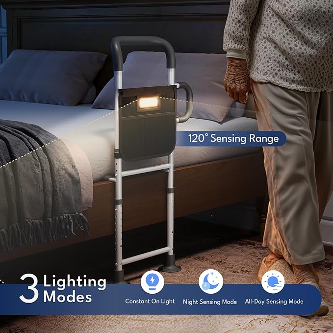 HOMEAL Bed Rails for Elderly Adults Safety, ASTM Approved Adjustable Bedside - Image 5