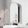 Black Arched Medicine Cabinet by Mepplzian