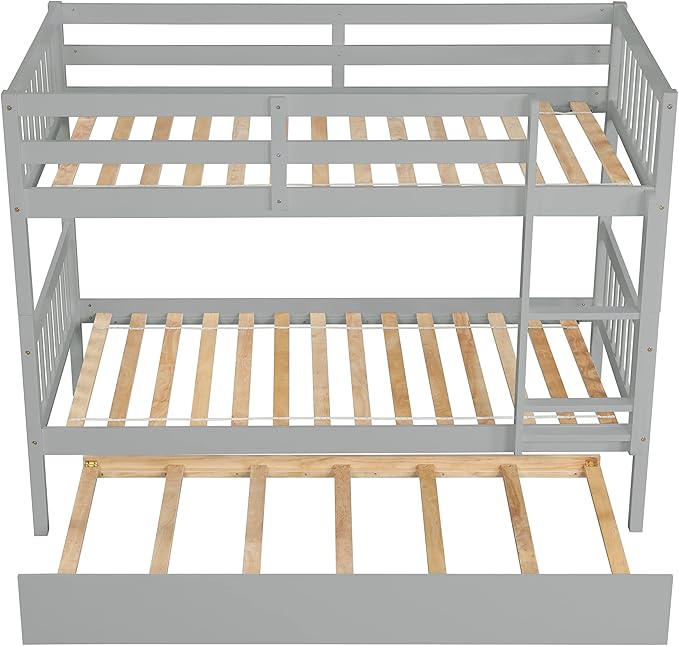 Bellemave Twin Over Twin Bunk Bed - Image 9