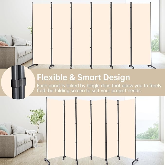 Room Divider Folding Privacy Screens - Image 5