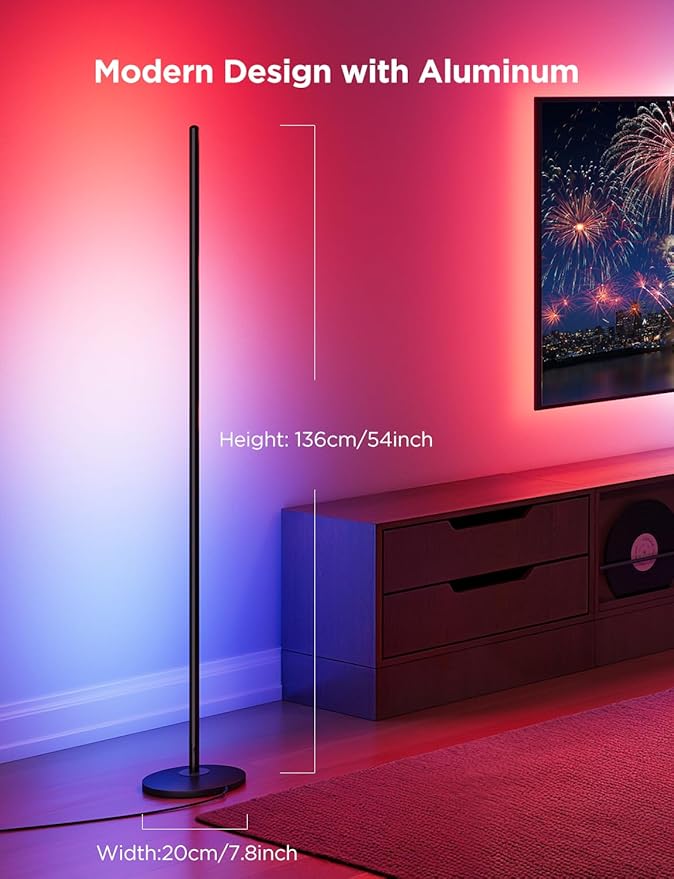 Govee RGBIC Floor Lamp Basic 2-Pack, Compatible - Image 2