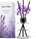Reed Diffuser, Binca Vidou Lavender Reed Oil Diffusers Set by BINCAVIDOU