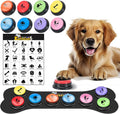 Dog Buttons for Communication Starter Pack 8 Dog Talking Button Set, 30s Voice by ESYELEC