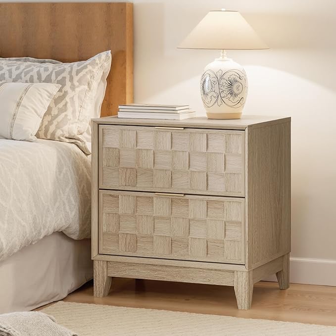 COLAMY Nightstand with Charging Station, Dorm and Small Spaces - Image 10