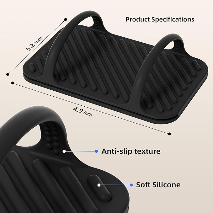 ELETIUO Universal Silicone Laptop Charger Holder, Under Desk Power Brick Mount - Image 7