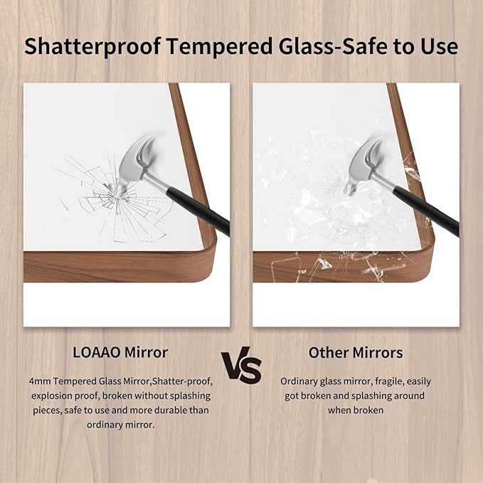 LOAAO 60X30 Inch Bathroom Mirror - Image 7