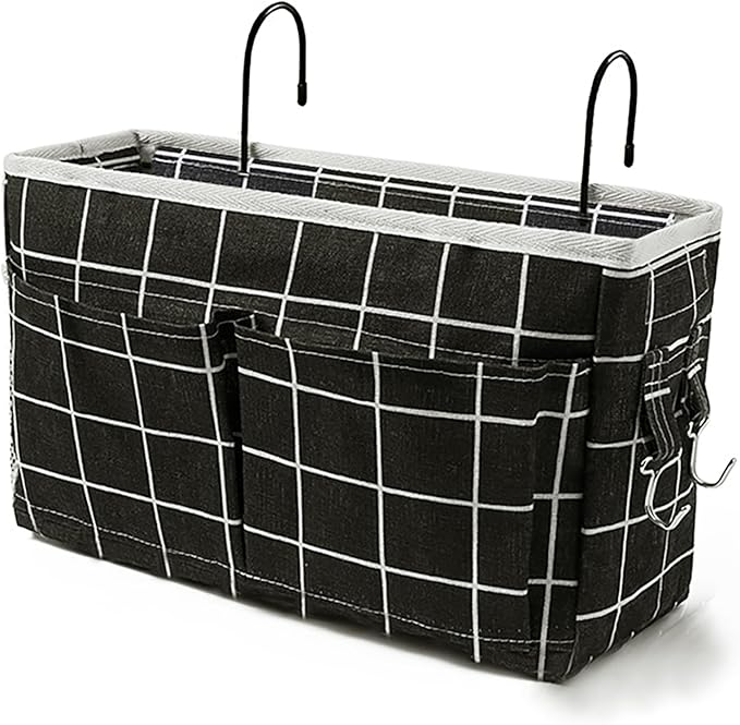 Someteth Bedside Caddy Bedside Hanging Storage Basket Multi-Function Organizer by Someteth