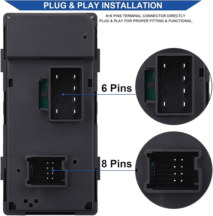 AiYiGu Driver Side Power Window Switch & 3 Pcs Passenger Window Switches - Image 3