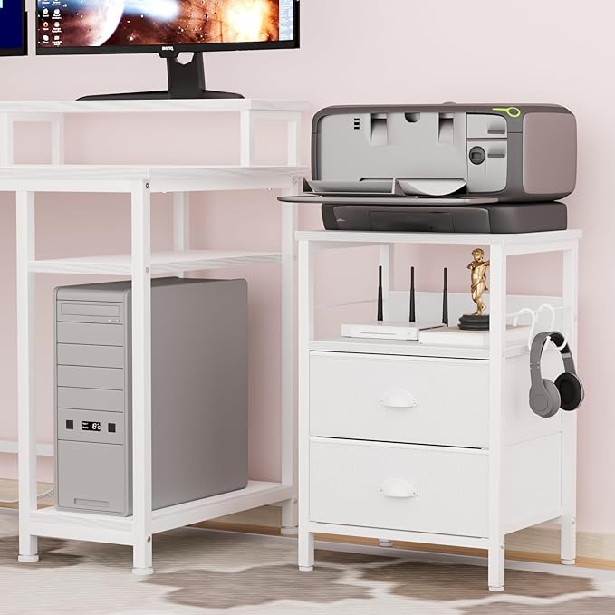 Furologee Nightstand Bedside Table - Image 8