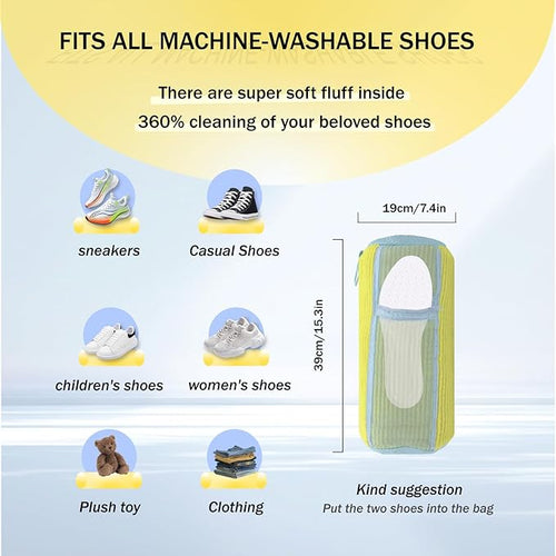 2 In 1 Shoe Washing Machine Bag, Upgrade - Image 2