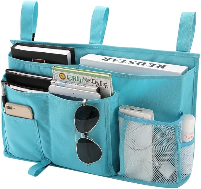 Bseash Bunk Bed Organizer, Bedside Caddy Hanging Bed Organizer Storage Bag 8 by Bseash