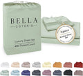 Bella Coterie Luxury Bamboo Viscose Twin XL Size Sheet Set | 100% Organically by BC