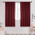 Deconovo Blackout Curtains for Living Room Thermal Insulated Back Tab and Rod by Deconovo
