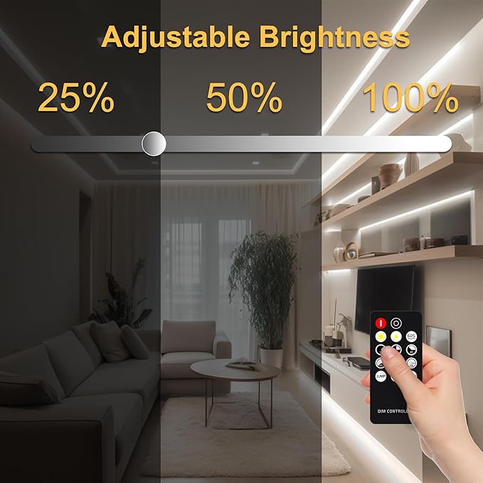 COB LED Strip 32.8ft, Dimmable Strip Lights, 6000K Daylight Super Bright LED - Image 2