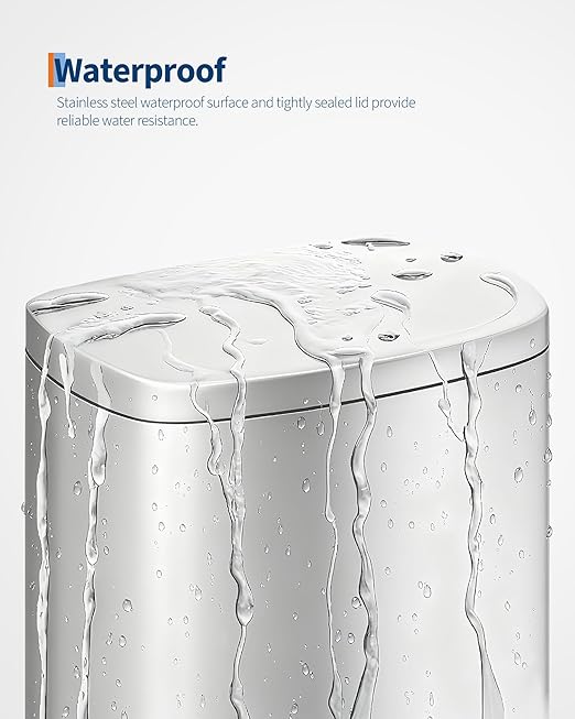 GarveeHome 13 Gal & 2.6 Gal Trash Can Combo Set, Kitchen Trash Can and Bathroom - Image 3