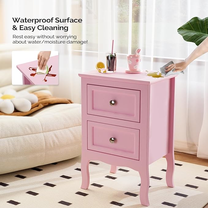 Bonnlo Nightstand Set of 2, Nightstands - Image 9