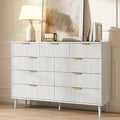 CARPETNAL Fluted 9 Drawer Dresser by CARPETNAL