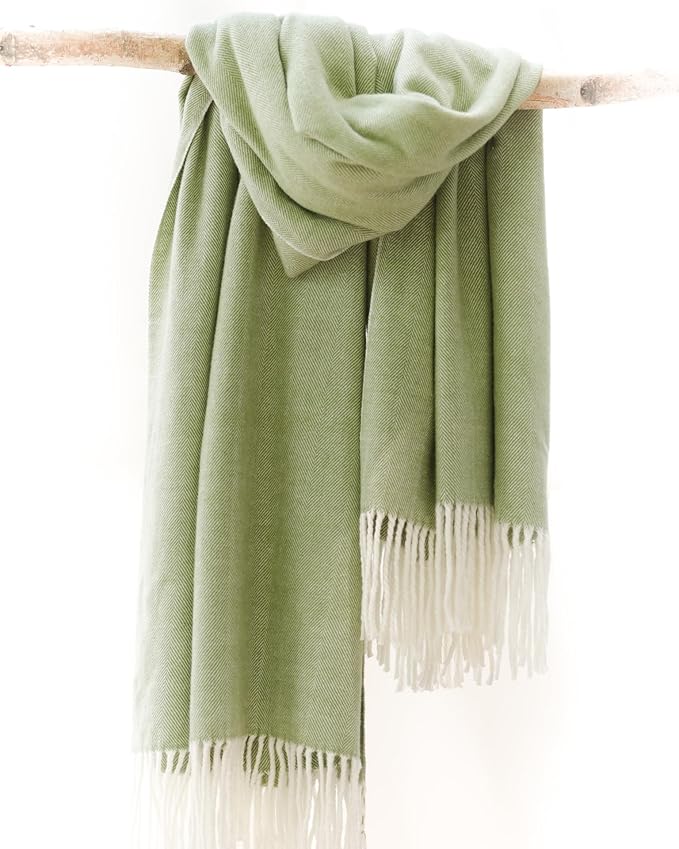 Alashan Cotton Acrylic Adirondack Herringbone Woven Throw - Image 2