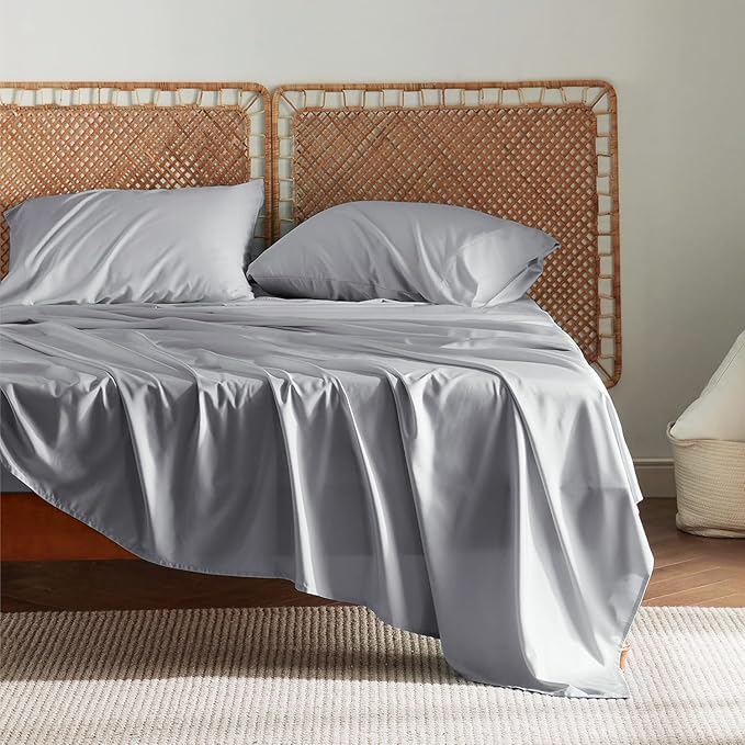 Bedsure Full Size Bed Sheets, Cooling Sheets, Rayon Derived from Bamboo by BEDSURE