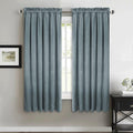 StangH Stone Blue Velvet Curtains by StangH