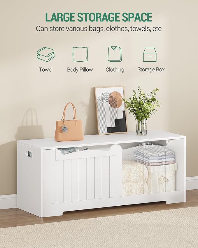 Hzuaneri 47.2" Storage Chest, Extra Large Storage Bench Trunk - Image 7