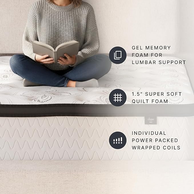 Signature Design by Ashley Chime Hybrid Twin 12" Mattress - Image 7