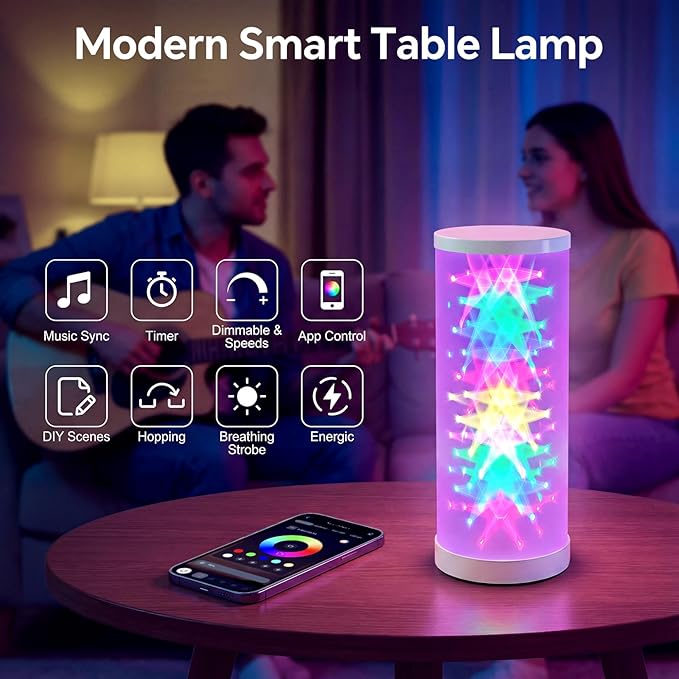 WORLD WIN Prism Glow RGB Table Lamp - Image 4